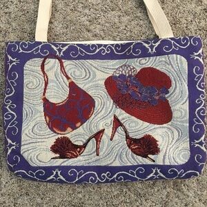 Red Hat Society Tapestry Purse